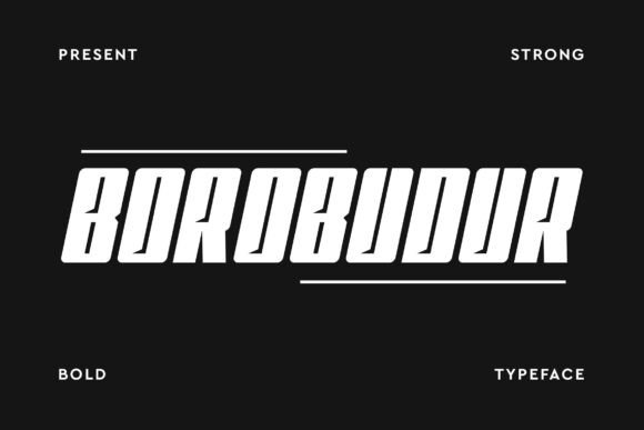 Borobudur: A Display Font for Bold Campaigns