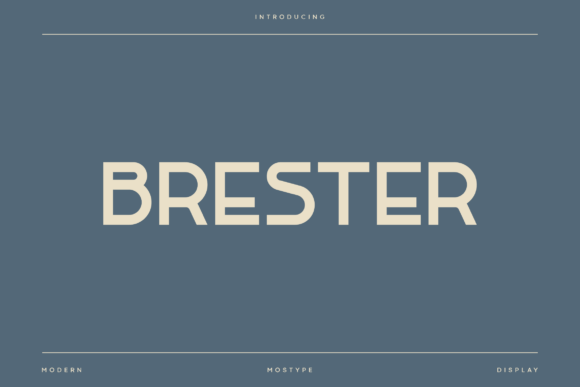 Brester: A Versatile Font for Modern Campaigns