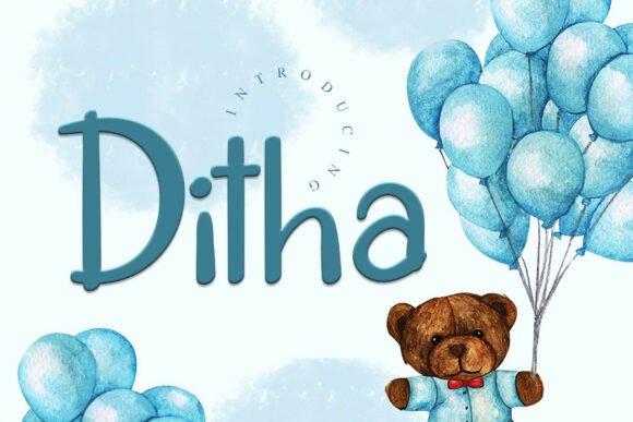 Ditha: A Display Font for Editorial Elegance