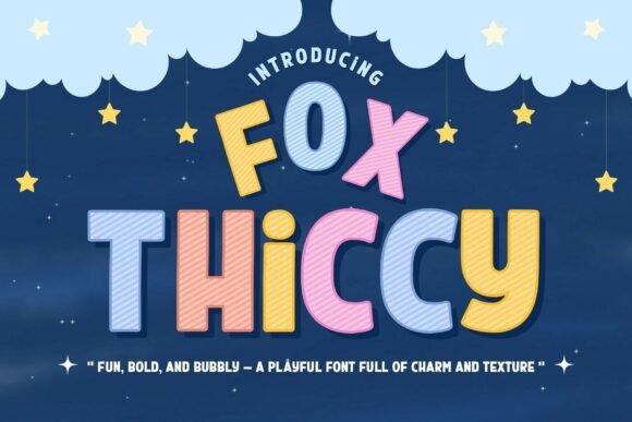 Fox Thiccy: A Font That Brings Joy to Digital Design
