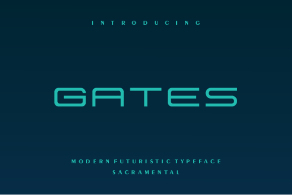 Gates: A Font That Elevates Brand Identity
