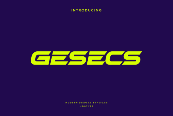 Gesecs: A Font for Impactful Branding and Web Design