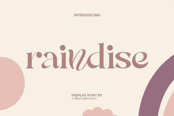 Raindise: A Timeless Display Font for Campaigns
