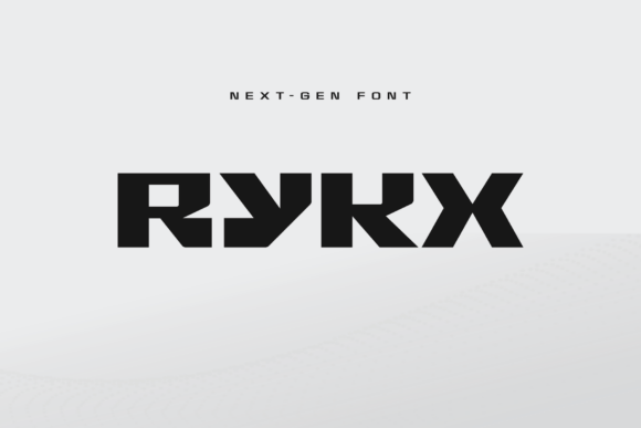 Rykx: A Bold Font for Crafters and Product Creators