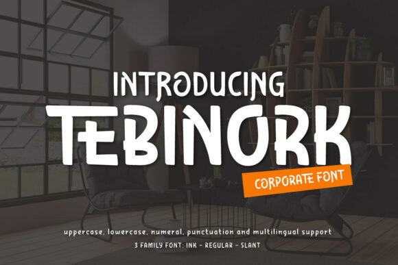 Tebinork: A Font That Adds Character to Your Digital Brand