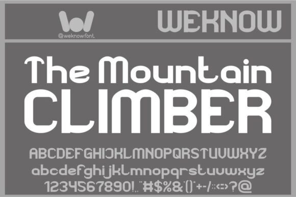 The Mountain Climber: A Font That Elevates Editorial Design