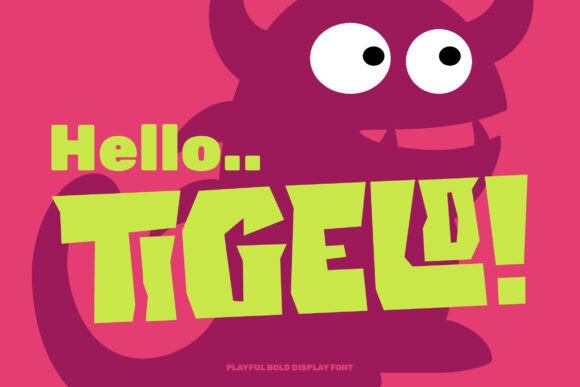 Tigelo: A Playful Font for Campaign Creativity