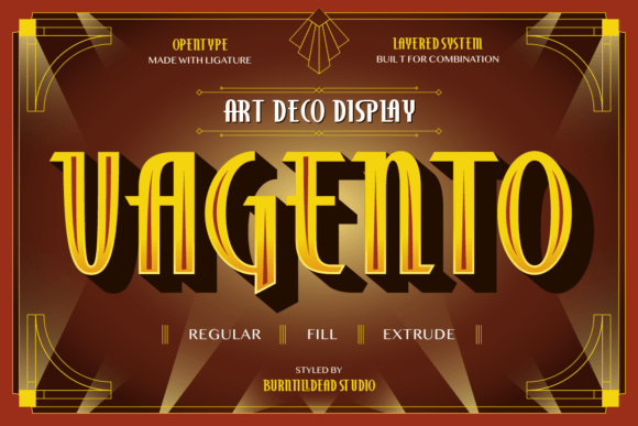 Vagento: A Timeless Display Font for Crafters and Product Creators
