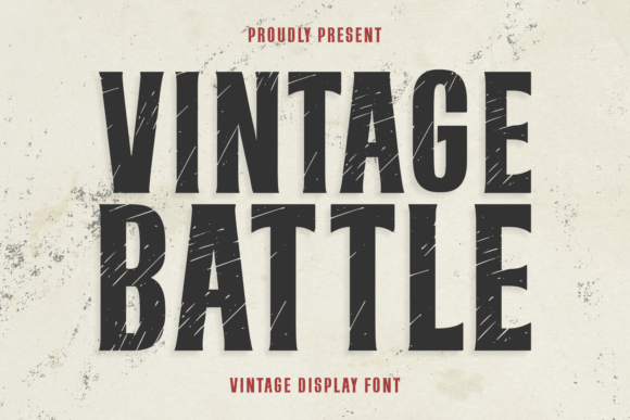 Vintage Battle: A Font That Elevates Your Brand