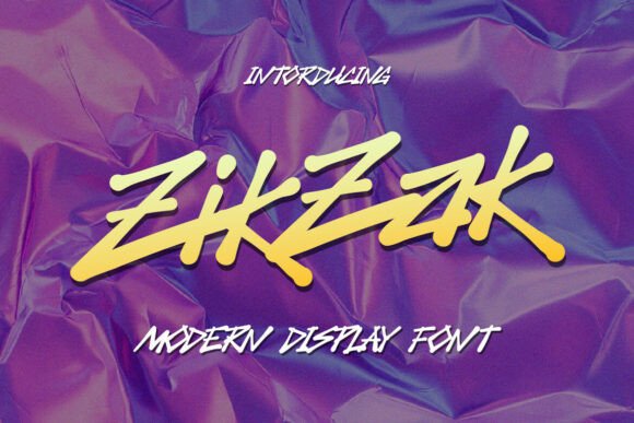 Zikzak: A Font That Speaks with Rhythm